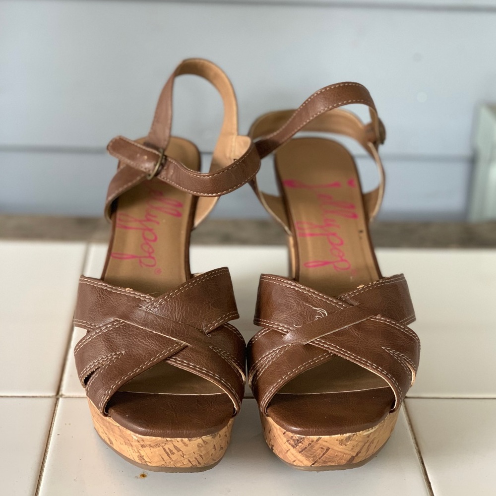 Brown Platform Wedges